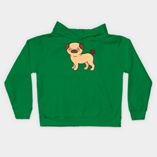 Cute and Kawaii Adorable Pug Kids Hoodie